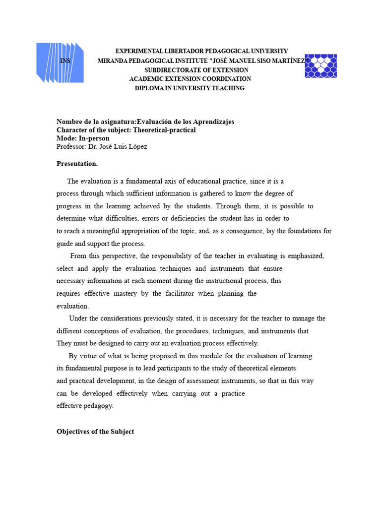 Evaluation of Learning Upel | PDF | Evaluation | Educational Assessment