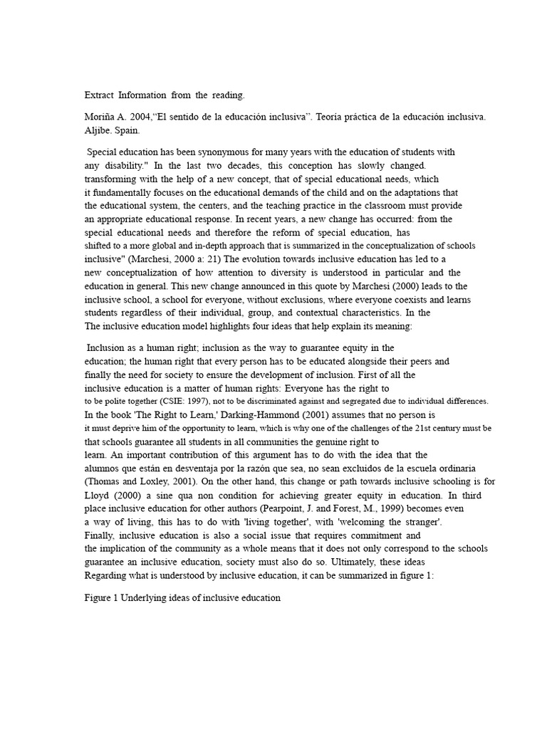 Understanding Inclusive Education Concepts | PDF | Inclusion (Education ...