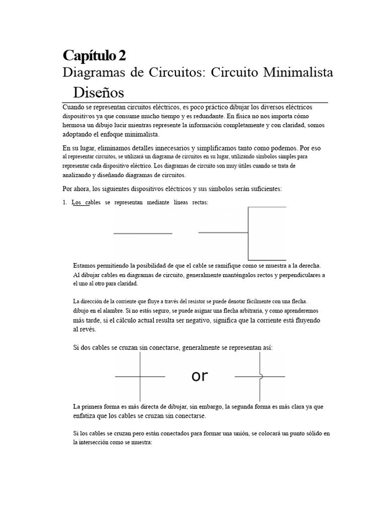 Diagramas de Circuitos Minimalistas | PDF | Red eléctrica | Corriente ...