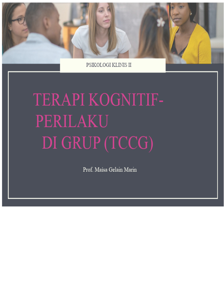 Terapi Kognitif-Perilaku dalam Grup | PDF