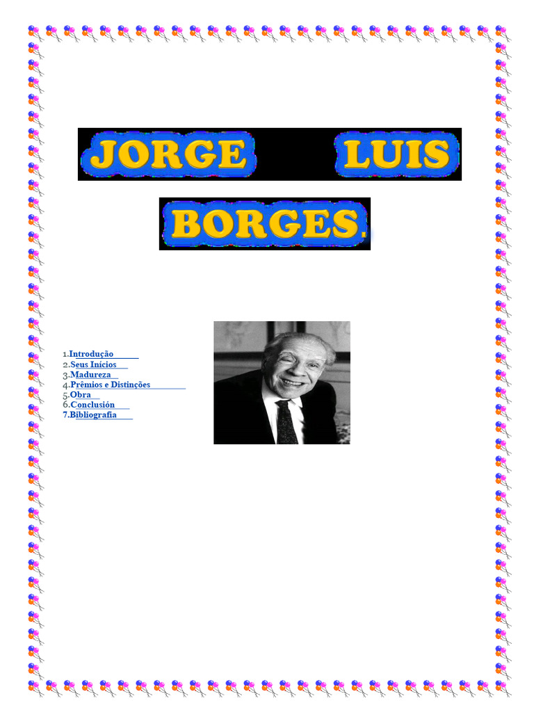 Vida e Obra de Jorge Luis Borges | PDF