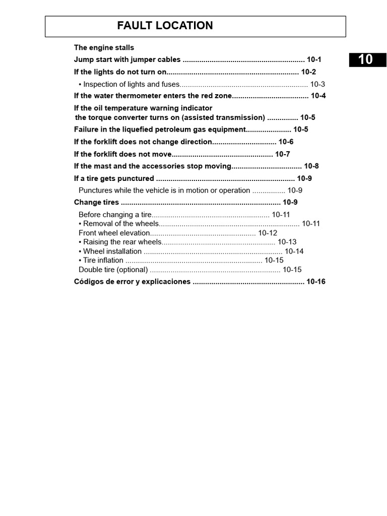 Forklift Fault Location and Troubleshooting Guide | PDF | Vehicles ...