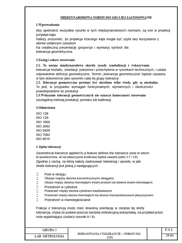 Normy Iso 1101 | PDF