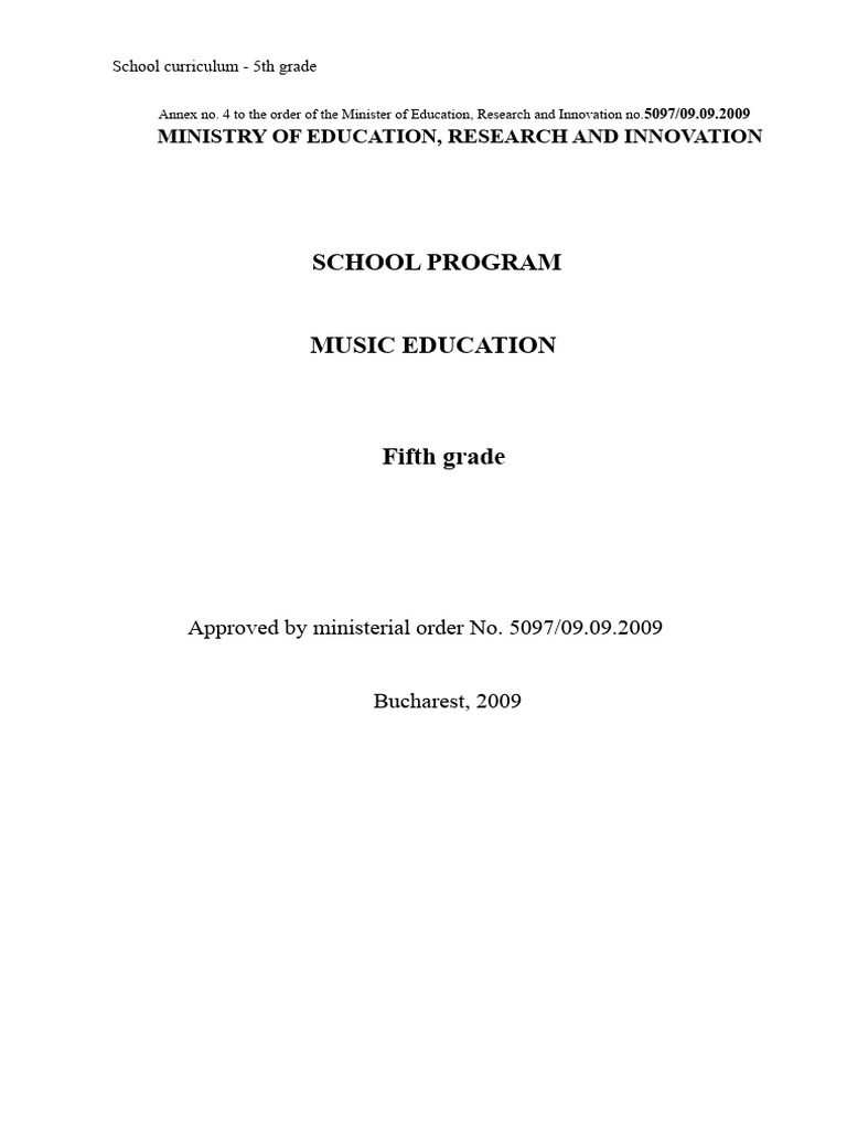 School Programs For Middle School and High School | PDF | Curriculum ...