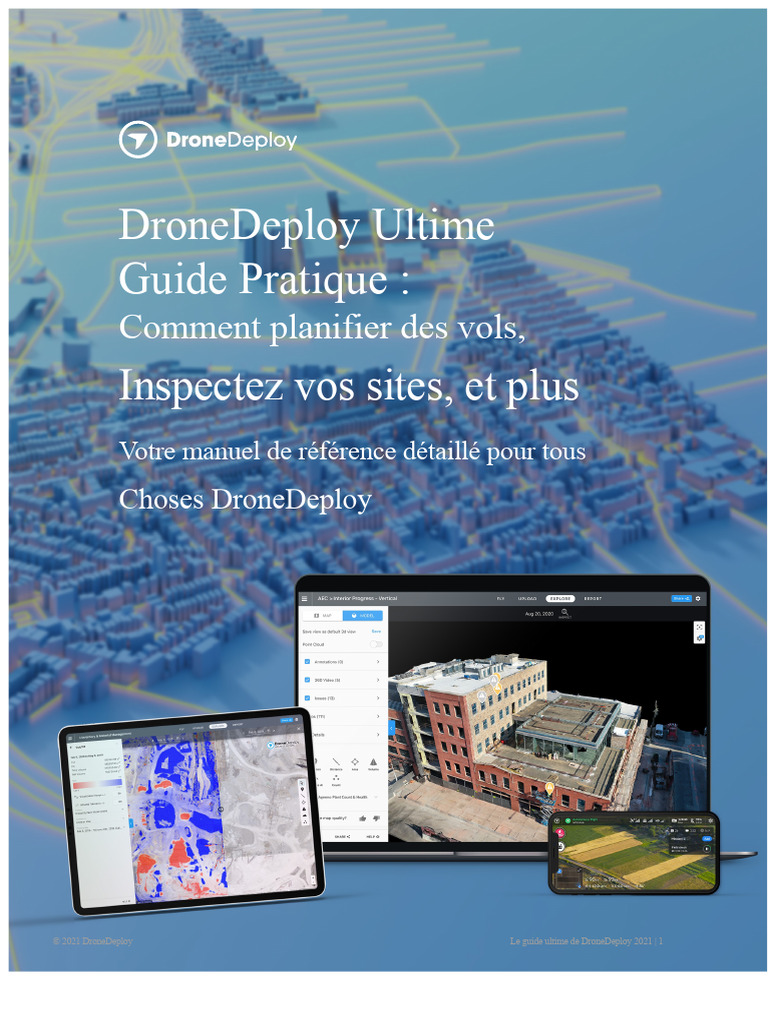 Guide complet pour utiliser DroneDeploy | PDF | Drone | Cartographie