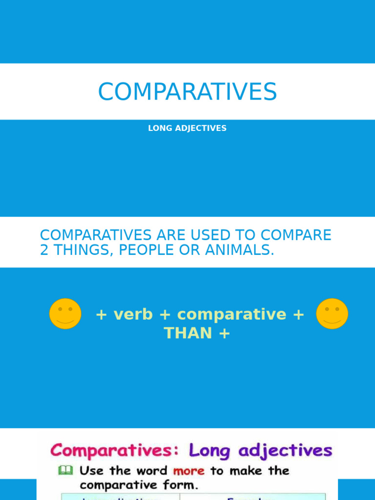 Understanding Comparatives in English | PDF
