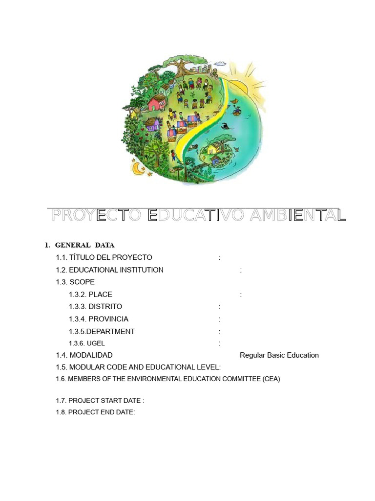 Sustainable Environmental Education Project | PDF | Sustainable ...