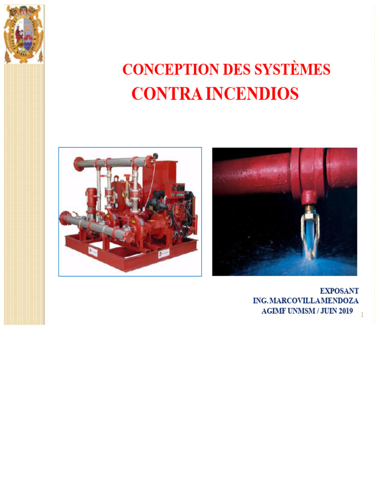 Systèmes de Protection Contre Incendie | PDF | Extincteur automatique à ...