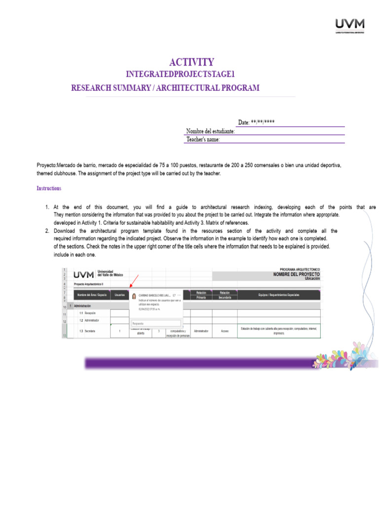U1 Activity 4 Integrative Project Stage 1 Pdf