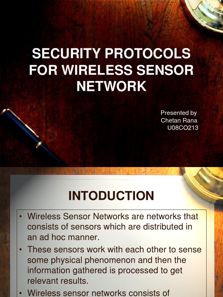 Security Protocols in WSN by Chetan Rana | PDF | Network Topology ...