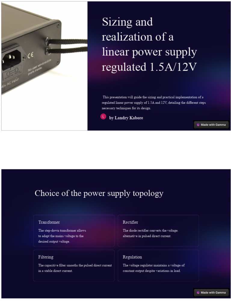 Linear Power Supply Design Guide | PDF | Rectifier | Power Supply