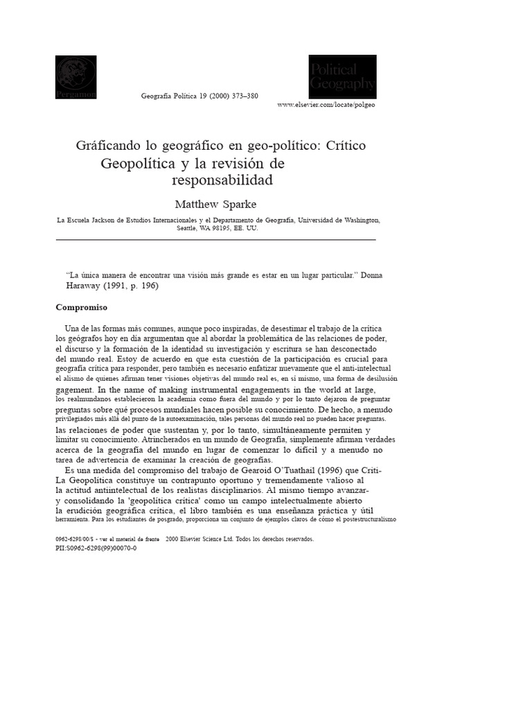 Crítica de la Geopolítica Contemporánea | PDF | marxismo | Geopolítica