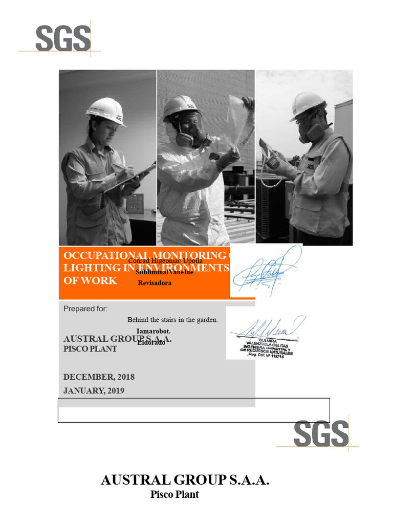 Occupational Lighting Monitoring Report | PDF | Lighting | Light