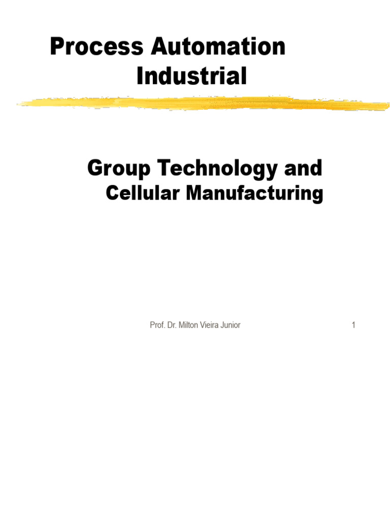 04 Group Technology and Cellular Manufacturing | PDF | Machines ...