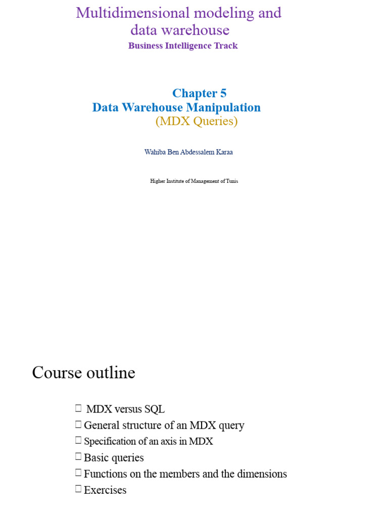 5-Manipulation of ED MDX Queries 22-23 | PDF | Sql | Relational Database