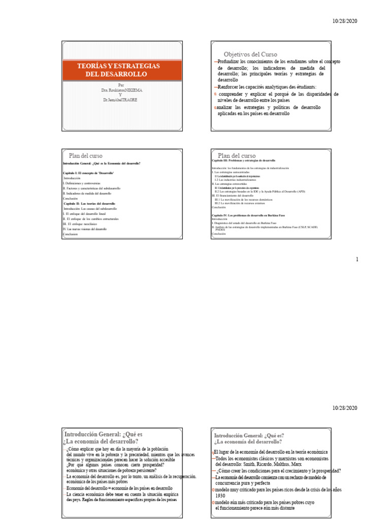 Teorías y Estrategias del Desarrollo | PDF | La economía del desarrollo ...