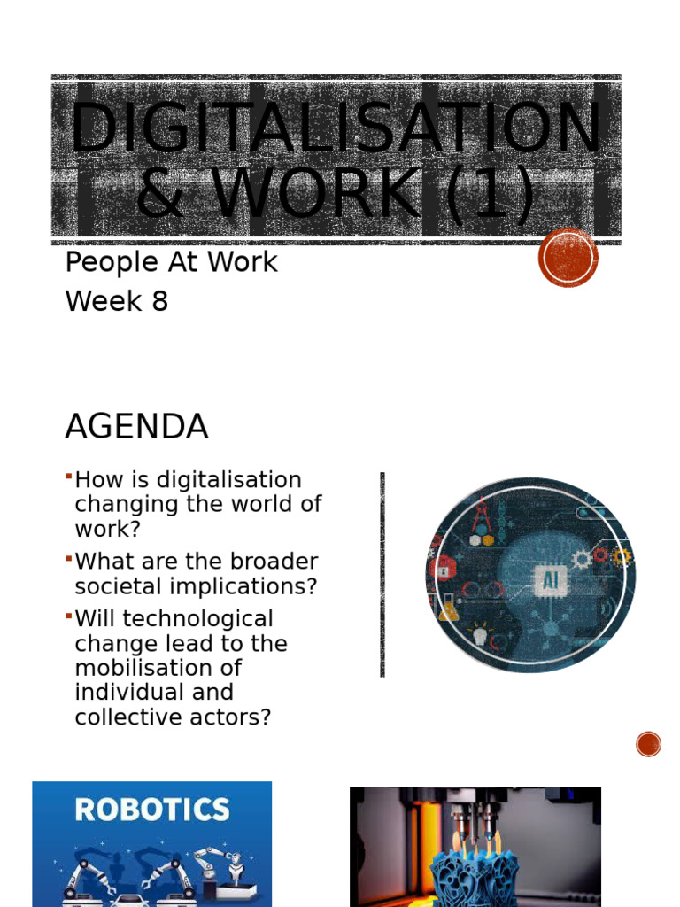 Impact of Digitalisation on Work | PDF | Labour Economics | Economies