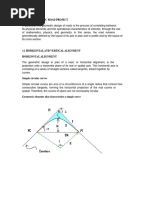 Key Terms in Road Horizontal Alignment | PDF
