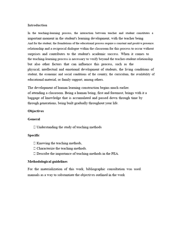 Teaching Methods and Learning Dynamics | PDF | Teaching Method | Knowledge