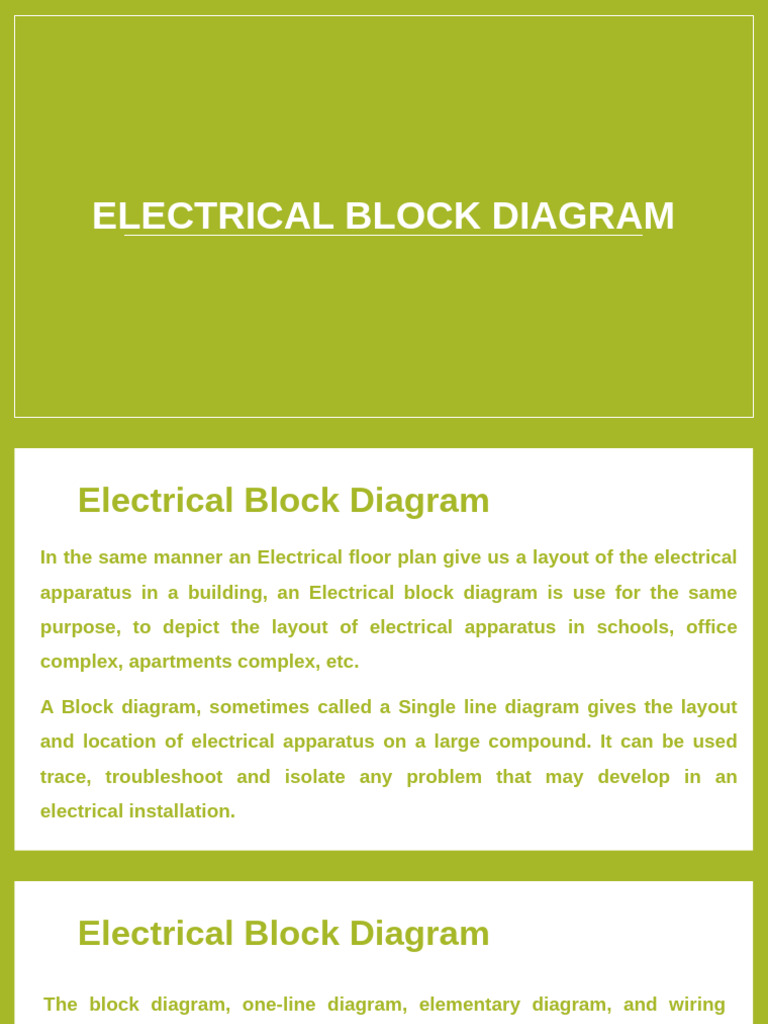 Electrical Block Diagram | PDF | Manufactured Goods | Electric Power