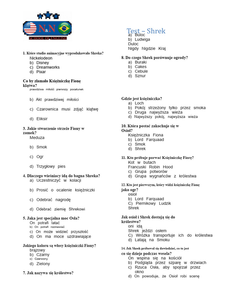 Test Shrek | PDF