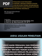 Download Fungsi Hakim Pengawas Dan Pengamat Berdasarkan Undang-undang Nomor Baru by Deden Ramdan SN95527647 doc pdf