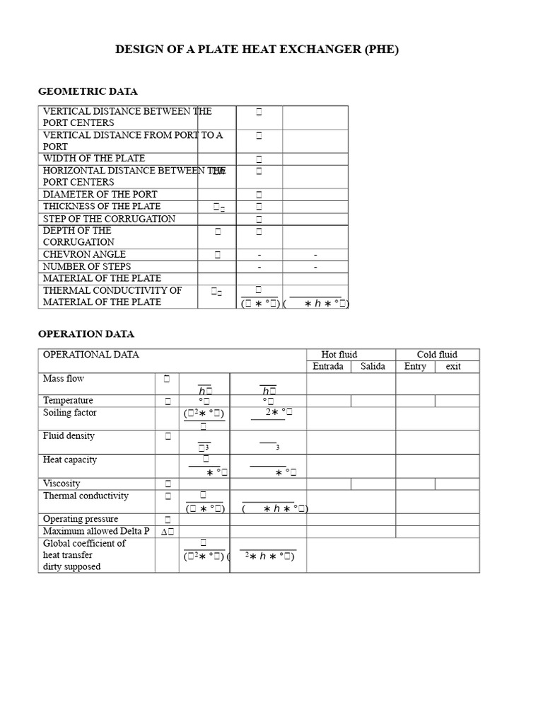 Plate Heat Exchanger Design Guide | PDF | Heat Exchanger | Fluid Mechanics