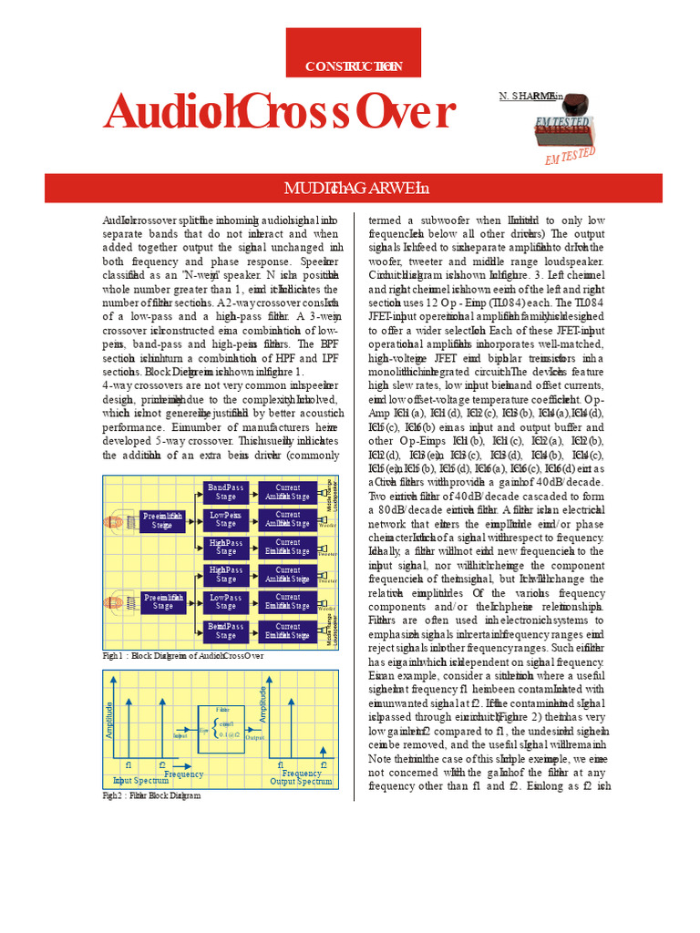 Audio Crossover | PDF