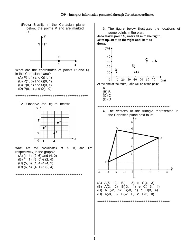 Simulated Cartesian Plane | PDF | Cartesian Coordinate System | Chess