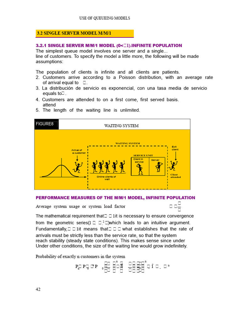 Single Server Queueing Model M/M/1 | PDF | Customer Relationship ...