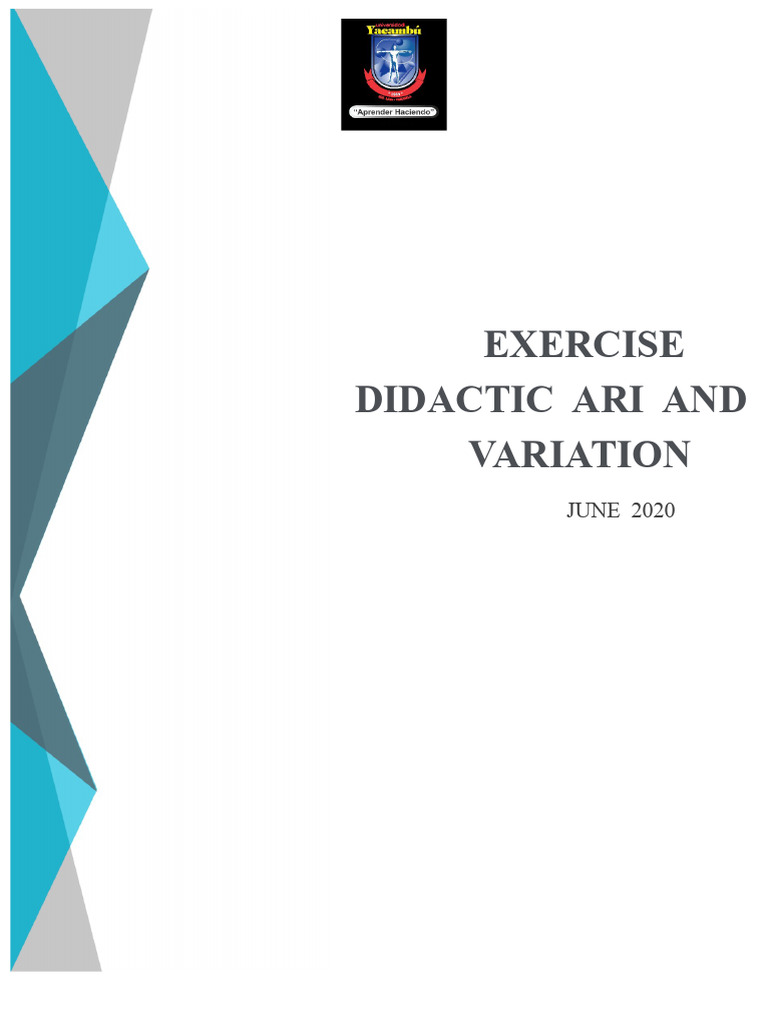 Didactic Exercise Initial Ari and Variation | PDF | Tax Deduction | Taxes