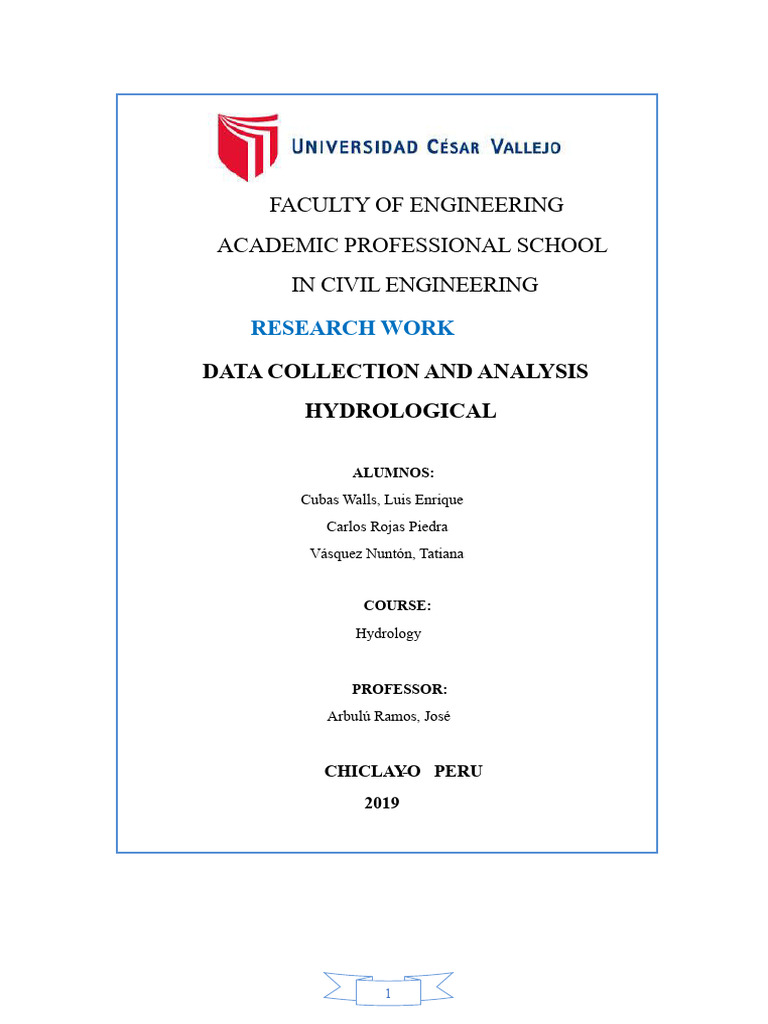 Hydrological Data Collection Methods | PDF | Satellite | Hydrology