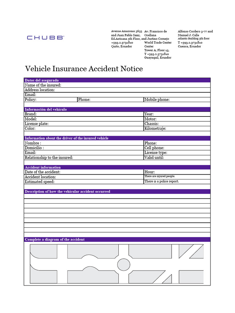 Chubb - Vehicles | PDF | Ecuador | Transport