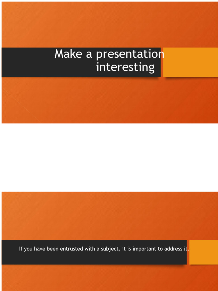 Economy - Deliver An Interesting Presentation | PDF | Thought | Relevance