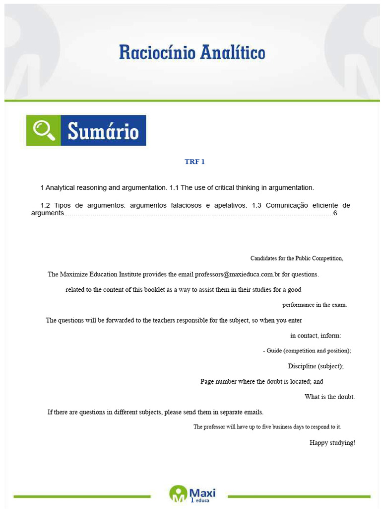 05 Analytical Reasoning | PDF | Argument | Cigarette