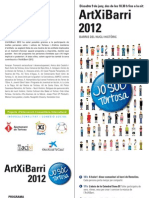 Programa ArtXiBarri 2012