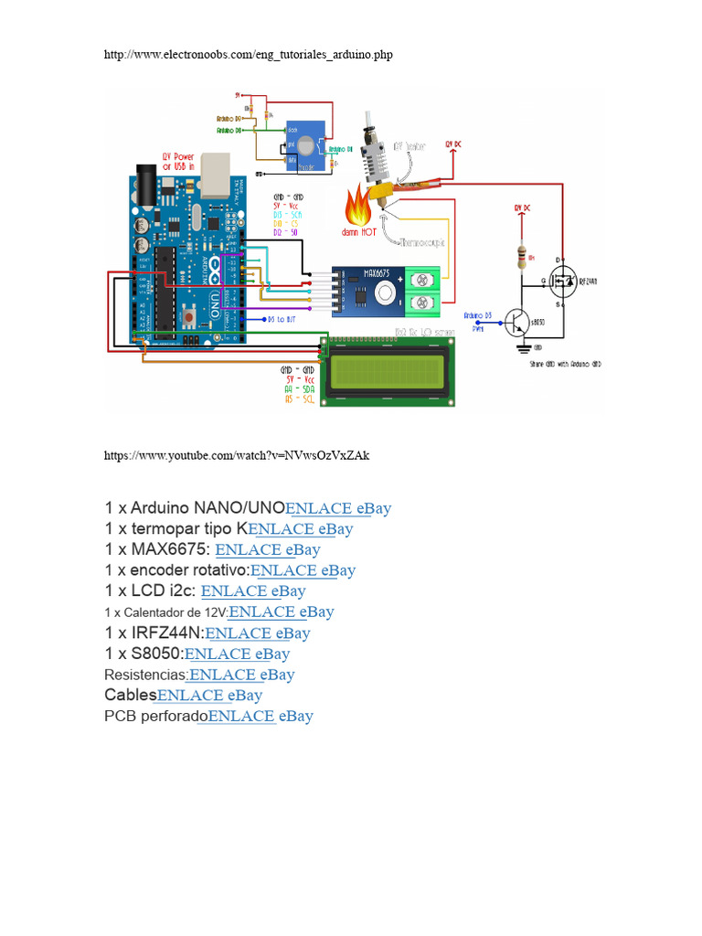 Controlador PID con Arduino y MAX6675 | PDF | Ingenieria Eléctrica ...