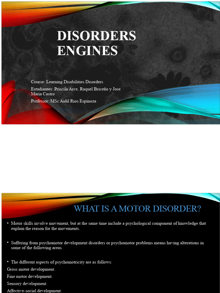 Understanding Motor Disorders in Children | PDF | Preterm Birth ...