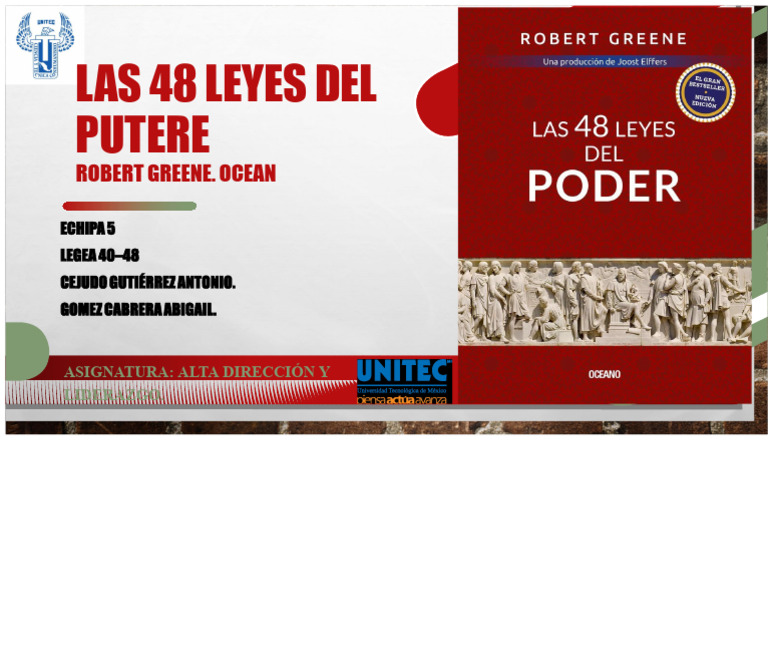 Cele 48 de Legi Ale Puterii | PDF