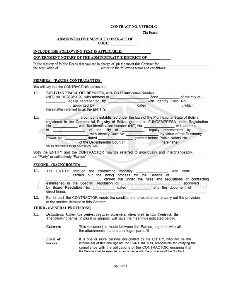Contract Model | PDF | Assignment (Law) | Employment