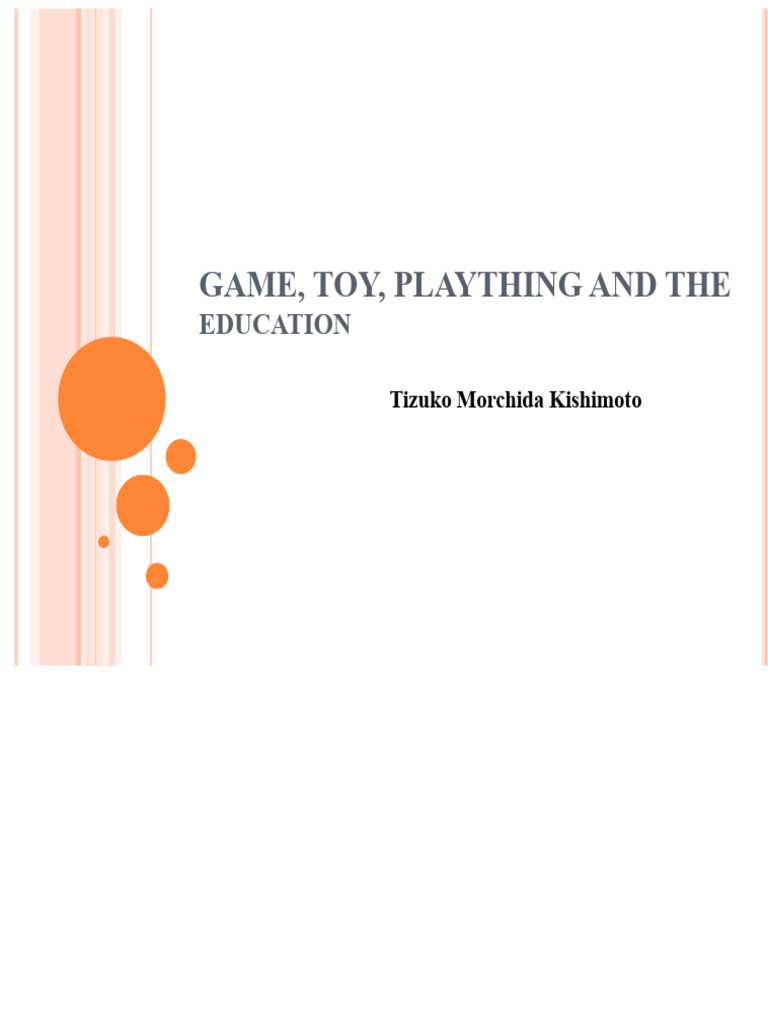 Play and Education in Early Childhood | PDF | Knowledge | Pedagogy