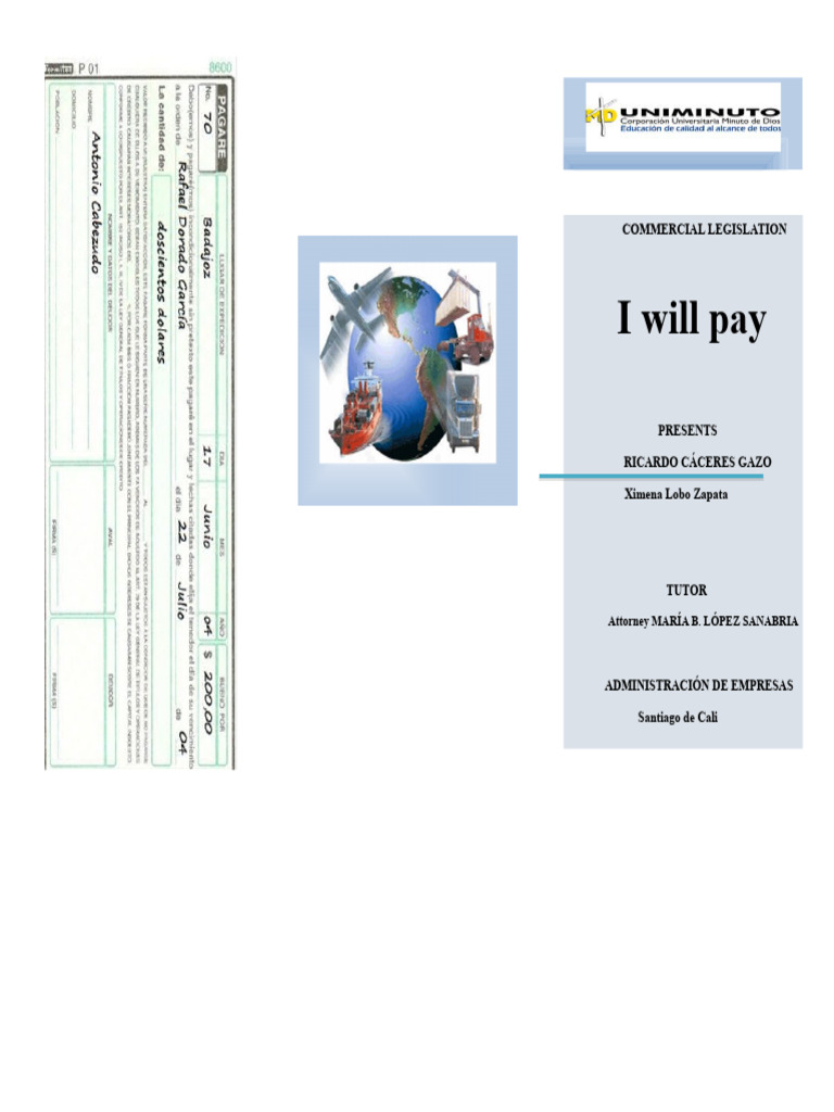Understanding Promissory Notes | PDF | Negotiable Instrument ...