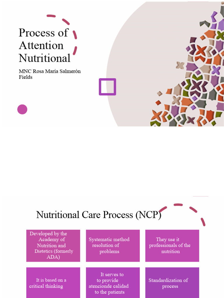 Nutritional Care Process Overview | PDF | Medical Diagnosis | Clinical ...