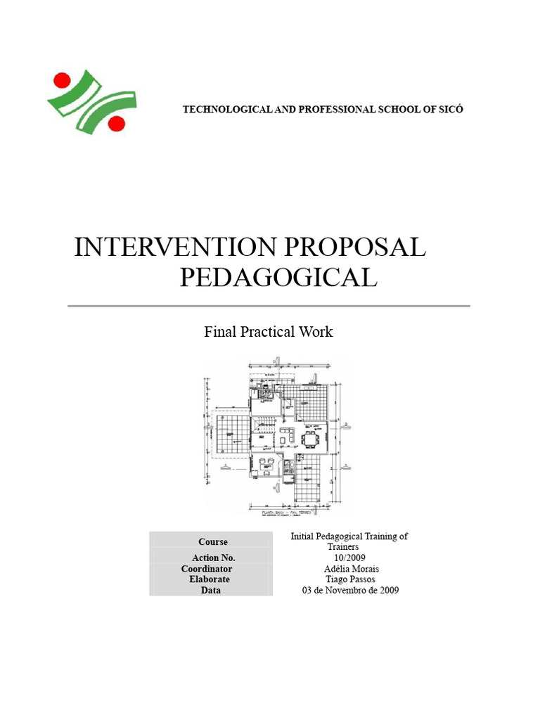 Pedagogical Intervention Proposal - PIP (25 Pages - Excellent) | PDF ...