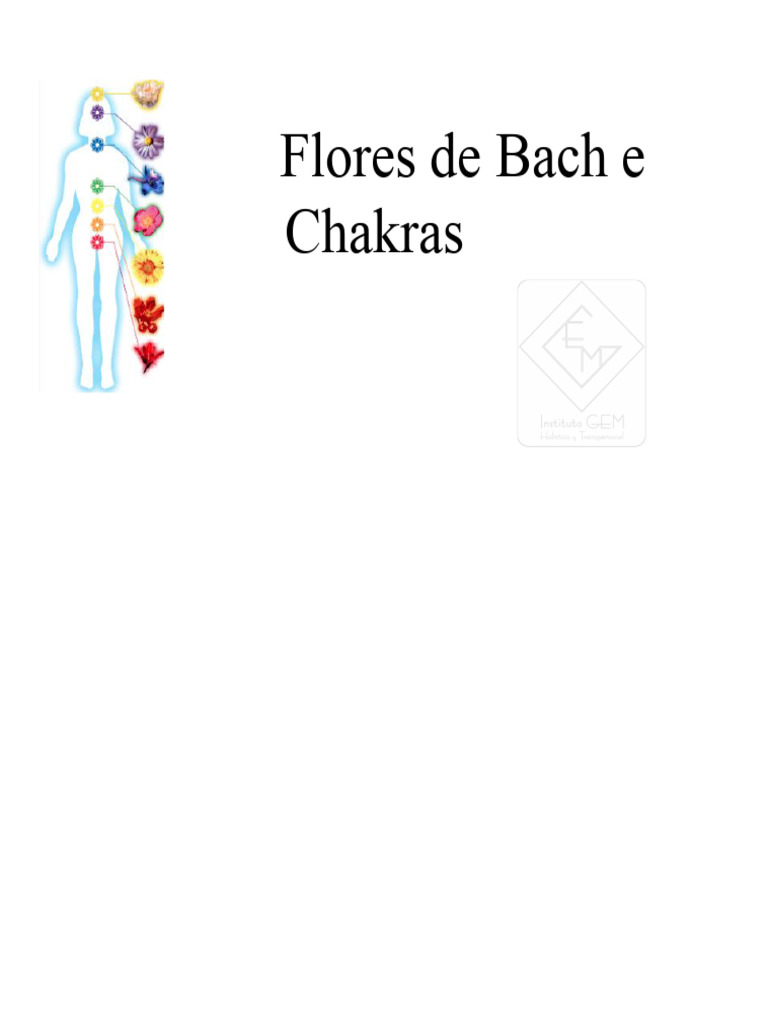 Flores de Bach e Chakras: Guia Completo | PDF | Chacra | Psicologia