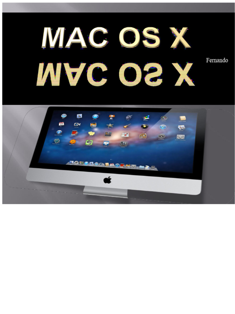 Mac OS X: Características y Ventajas | PDF | Kernel (sistema operativo ...