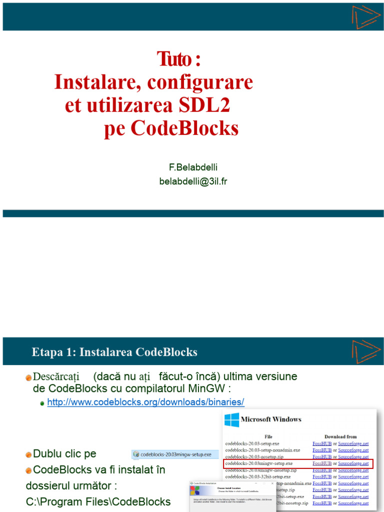 Tuto SDL2 | PDF
