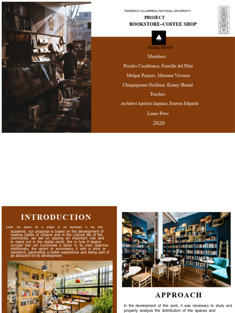 Bookstore Café Project - Final | PDF | Lima | Coffeehouse