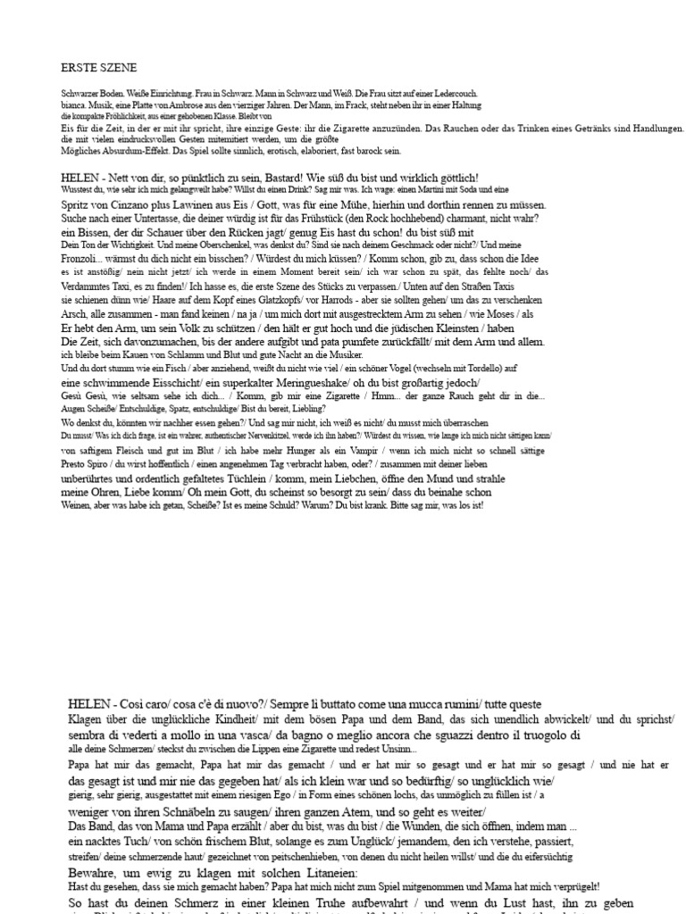Dekadenzen Berkoff | PDF