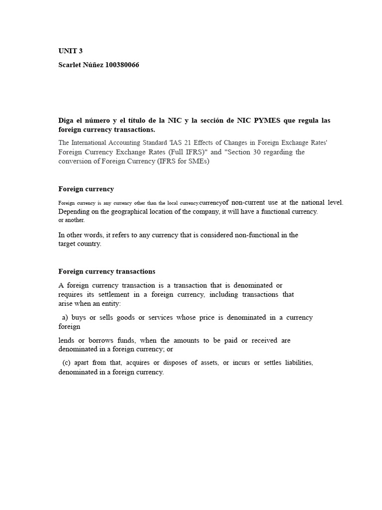 Foreign Currency Transactions in Accounting | PDF | Exchange Rate ...